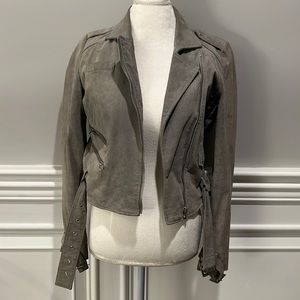 Suede Biker Jacket